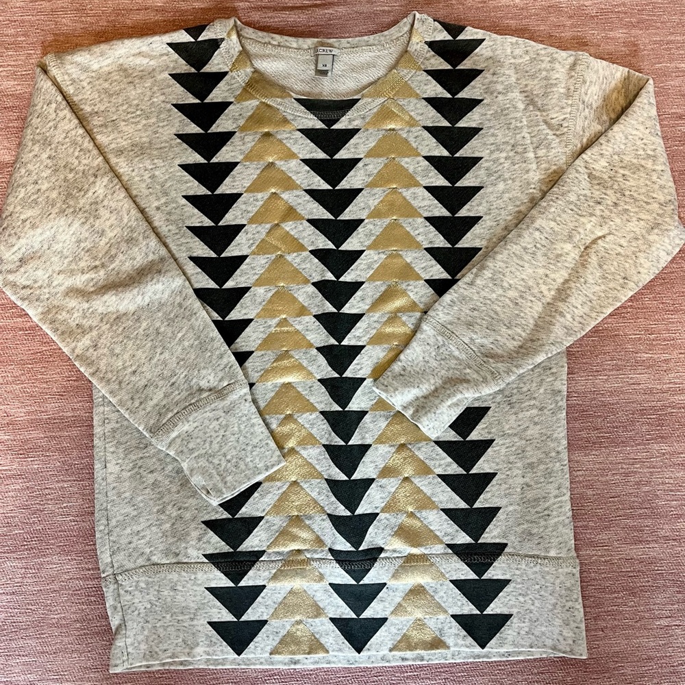 J Crew Printed Sweatshirt